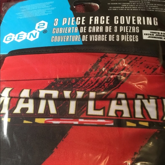 3 Maryland 3 packs Youth Boys Face Masks (NEW) - Picture 3 of 5